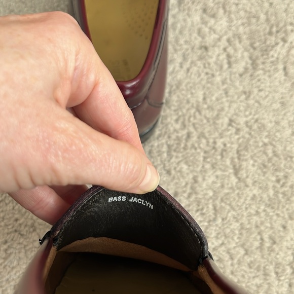 G.H. Bass & Co. Burgundy Tassel Loafers - Picture 9 of 10